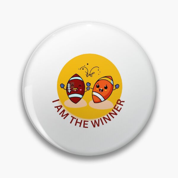 Item preview, I Am the Winner Large Sticker designed and sold by HanaiPrint.