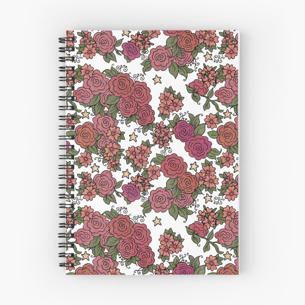 Item preview, Roses and Stars on White designed and sold by Kristi Duggins.