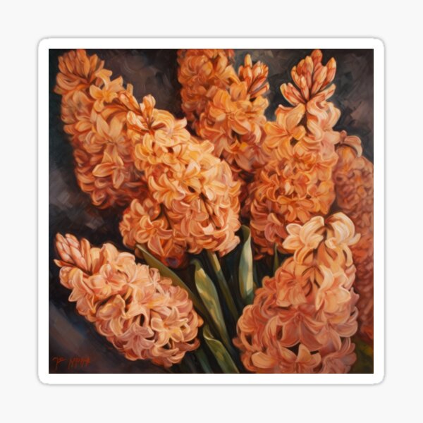 Aperçu de l'œuvre Apricot Hyacinth  créée et vendue par Vanover Designs.