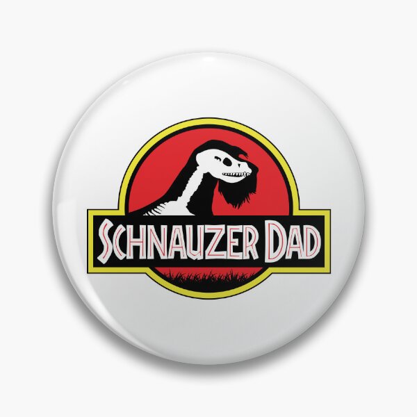 Item preview, (For Bright Background) Jurassic Giant Schnauzer Dad designed and sold by More Cute Dogs.