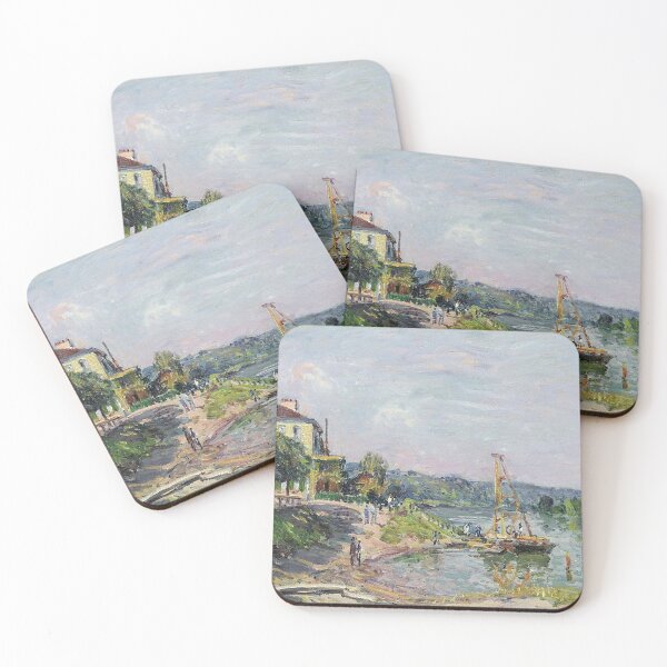 Item preview, Le Petit Bougival by Alfred Sisley designed and sold by tomorrowsart.