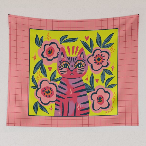 Item preview, cool cat designed and sold by jurumple.