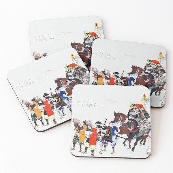 Item preview, Public Appearances of Shōgun (1897), Vintage Ukiyo-e by Toyohara Kunichika designed and sold by Meliara Prints.