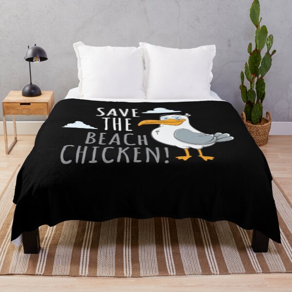 Item preview, Save The Beach Chicken Seagull Bird Kids designed and sold by MooonTees.