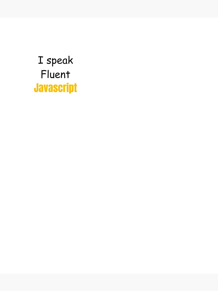 Thumbnail 3 of 3, Backpack, I speak fluent JavaScript - programmer - developer designed and sold by TeePassion.