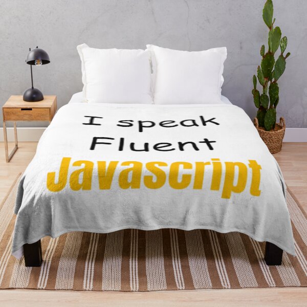 Item preview, I speak fluent JavaScript - programmer - developer  designed and sold by TeePassion.