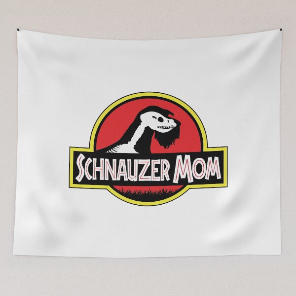 Item preview, (For Bright Background) Jurassic Giant Schnauzer Mom designed and sold by More Cute Dogs.