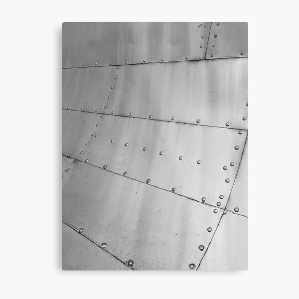 Aperçu de l'œuvre Résumé en aluminium de peau d'avion patiné créée et vendue par Londonimages.