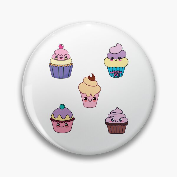 Item preview, Cupcake Sticker Set of 5 designed and sold by HanaiPrint.