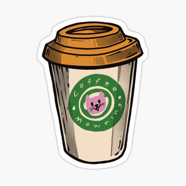 Coffee_Mowning Sticker