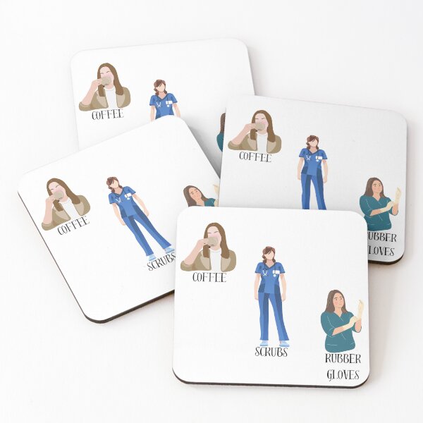 Item preview, Coffee Scrubs And Rubber Gloves - Medical Professionals designed and sold by CarleLS.