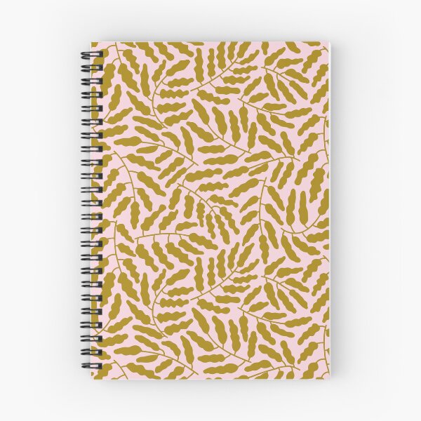 Item preview, Leaf motif - gold on pink designed and sold by LucyFaulke.