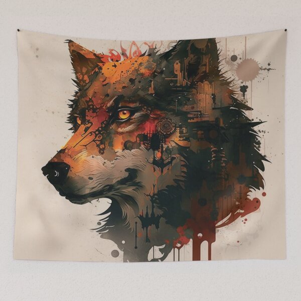 Item preview, Animales Steampunk - Lobos Mecánicos #2 designed and sold by MindAsylum.