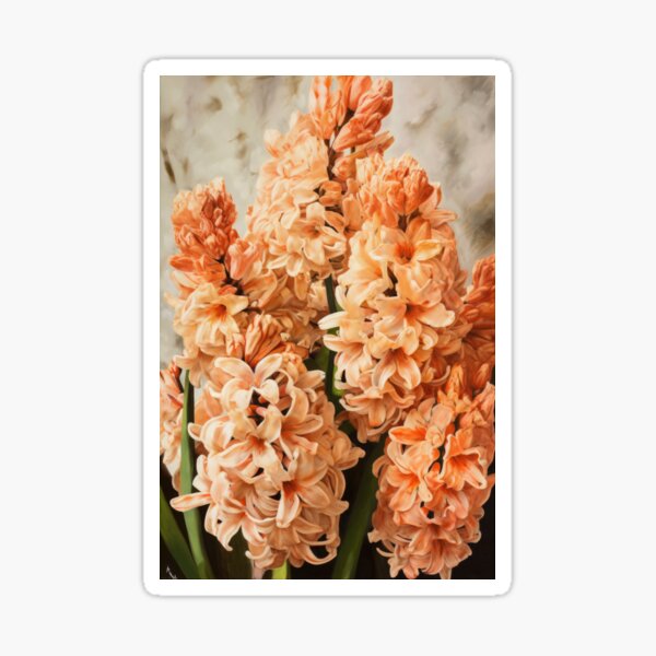 Aperçu de l'œuvre Apricot Hyacinth  créée et vendue par Vanover Designs.