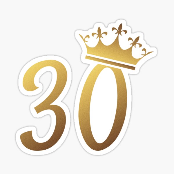 30th Birthday Stickers | Redbubble