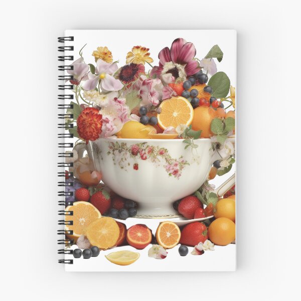 Item preview, Giant Tea cup of fruits and flowers, isolated PNG 22 designed and sold by jetaiart.