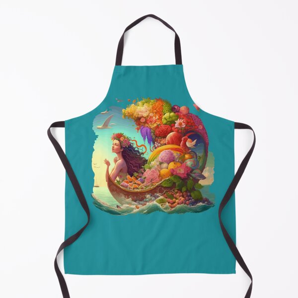 Item preview, Mermaid in flower boat gift designed and sold by TeeArtistry.