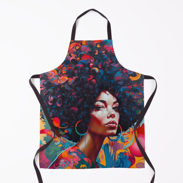 Item preview, Colorful Black Woman Portrait designed and sold by VictorSchell.