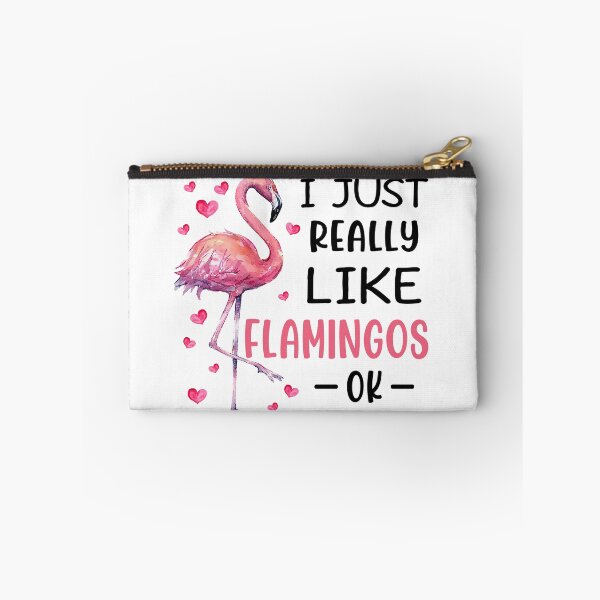 Item preview, I Just Really Like Flamingos Ok designed and sold by SunsetGloww.