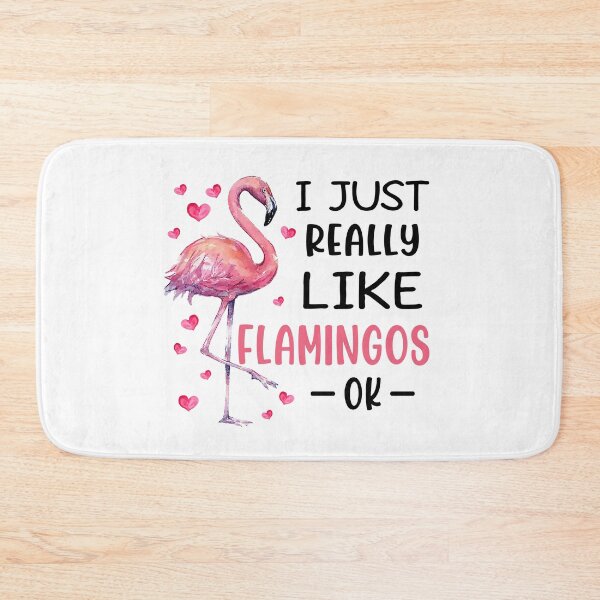 Item preview, I Just Really Like Flamingos Ok designed and sold by SunsetGloww.