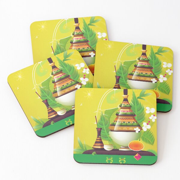 Item preview, Indian Jug Pitchers and Flowers: Happy Ugadi Card designed and sold by EmeraldeaArt.