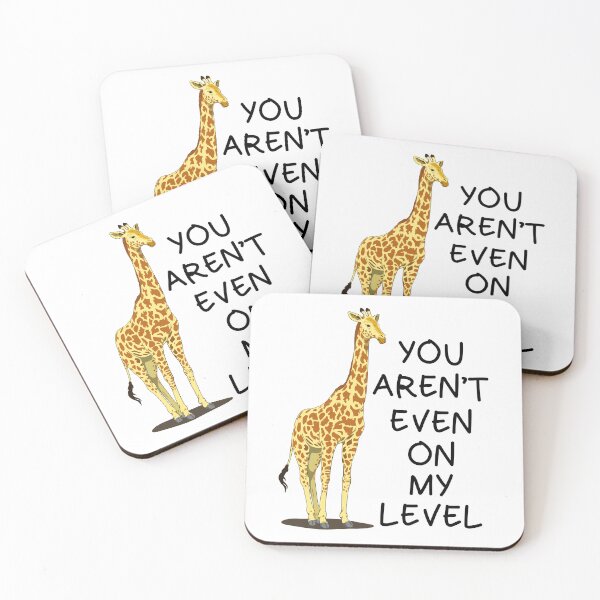 Item preview, Funny Giraffe - You Aren't Even On My Level designed and sold by SunsetGloww.
