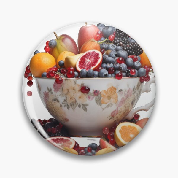 Item preview, Giant Tea cup of fruits isolated PNG 23 designed and sold by jetaiart.