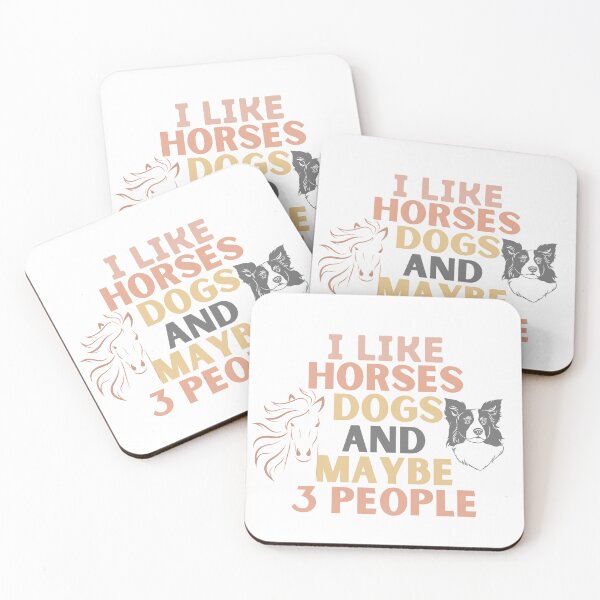 Item preview, I Like Horses Dogs And Maybe 3 People  designed and sold by Sofiastore.