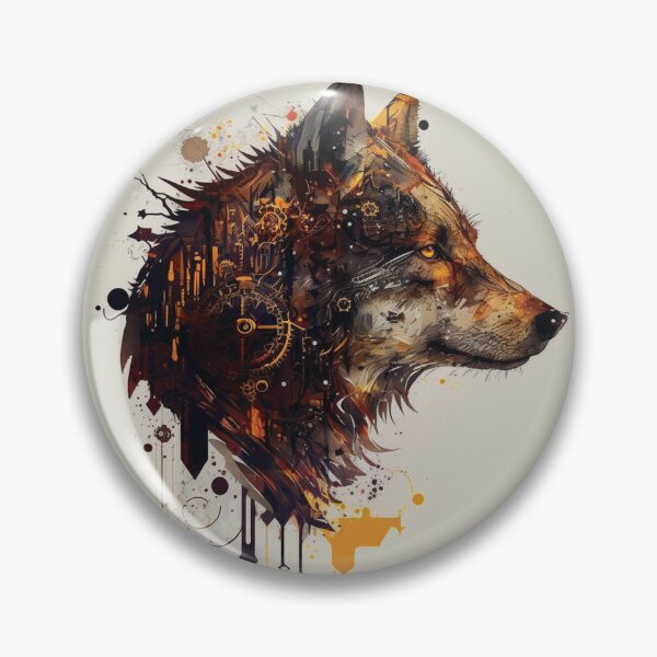 Item preview, Steampunk Animals - Mechanical Wolves #4 designed and sold by MindAsylum.