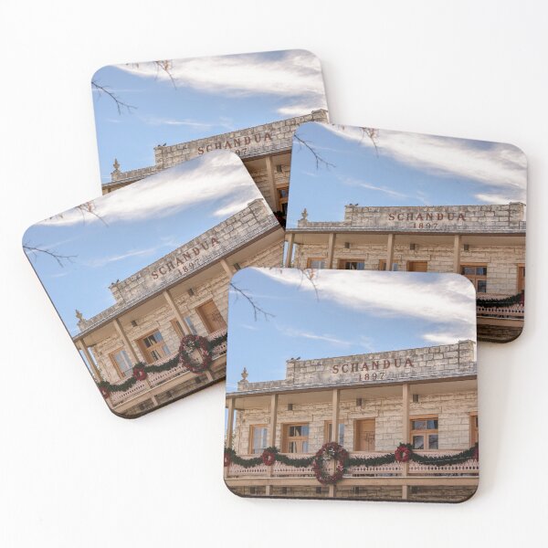 Item preview, The Schandua Building - Fredericksburg, Texas designed and sold by Debra Martz.