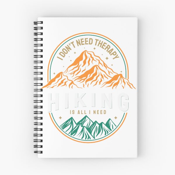 Aperçu de l'œuvre Hiking is my therapy créée et vendue par Ali Guermat.