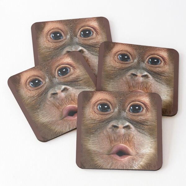 Item preview, Big Face Baby Orangutan Monkey designed and sold by PeterSS.