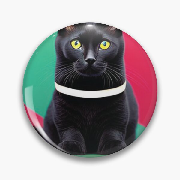 Item preview,  cat daddy black cat vintage eighties style cat retro designed and sold by Batiz.