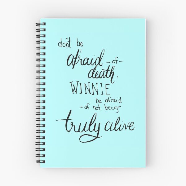 Item preview, Don't Be Afraid Light Blue designed and sold by TiannaRae.
