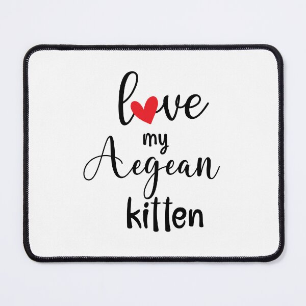 Item preview, love my aegean kitten designed and sold by EmeraldeaArt.