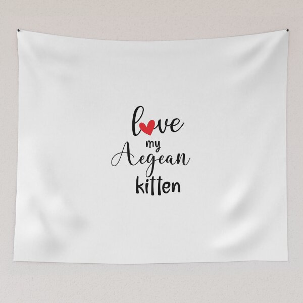 Item preview, love my aegean kitten designed and sold by EmeraldeaArt.