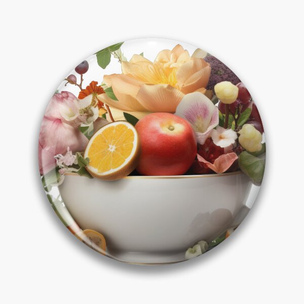 Item preview, Giant Tea cup of fruits and flowers, isolated PNG 23 designed and sold by jetaiart.