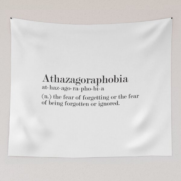 Item preview, Athazagoraphobia - Beautiful Word Definition designed and sold by Zooone.