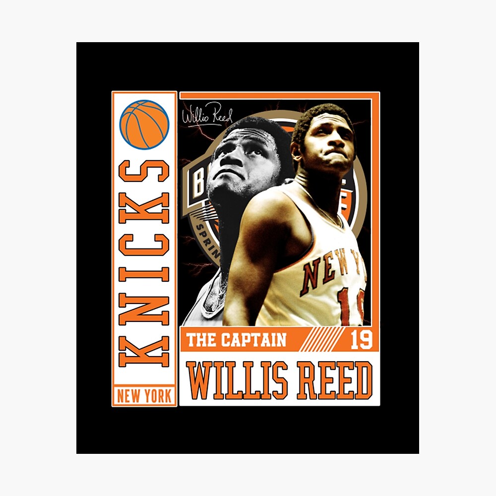 Willis Reed 1942 – 2023 New York Knicks, willis reed,willis reed 19,the  captain,basketball,champions Essential T-Shirt for Sale by StevenThomass