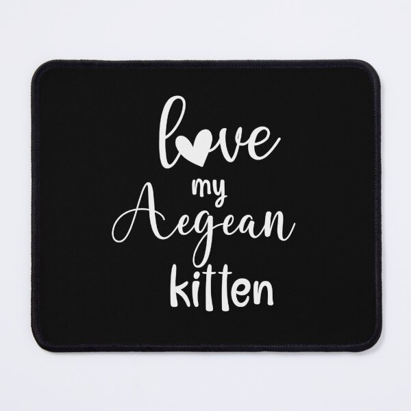 Item preview, love my aegean kitten (white) designed and sold by EmeraldeaArt.