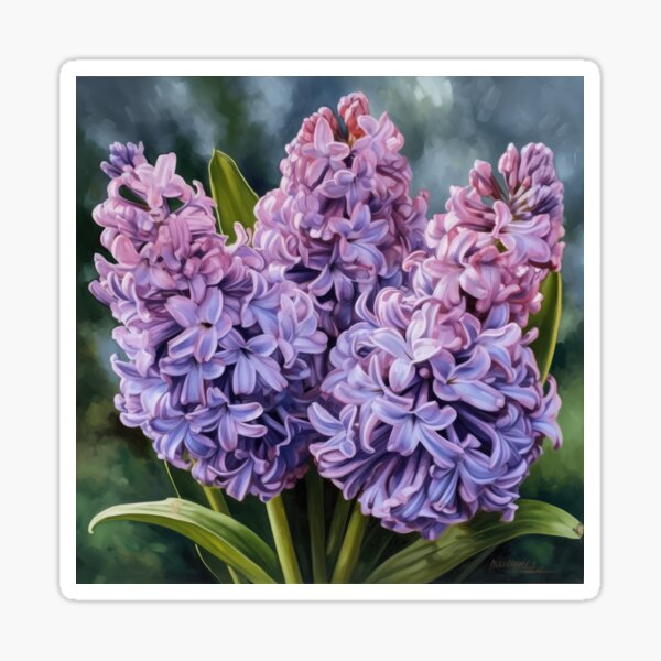 Aperçu de l'œuvre Lavender Hyacinth  créée et vendue par Vanover Designs.