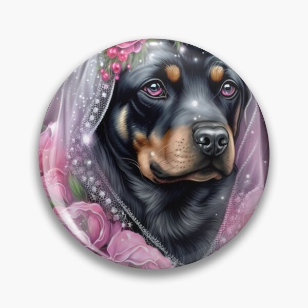 Item preview, Rosey Rottweiler designed and sold by Nocturne  Paws.