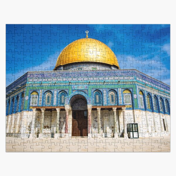 Artikel-Vorschau von Prächtiger Felsendom Jerusalem Puzzle-Design, designt und verkauft von Inspired-Tech.