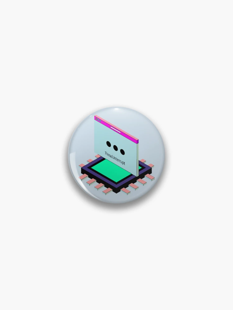 Thumbnail 1 of 3, Pin, Thread.Interrupt() designed and sold by S9View.