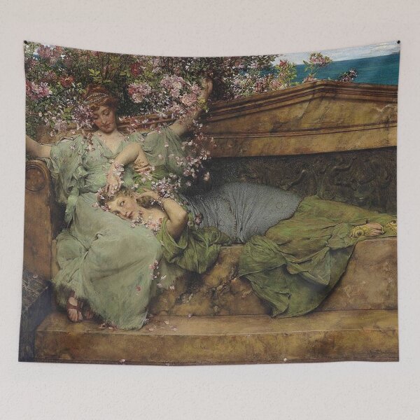 Item preview, In a Rose Garden -Lawrence Alma Tadema designed and sold by tomorrowsart.