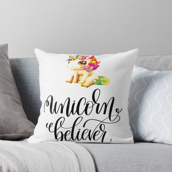 Item preview, Unicorn Believer  Kid Art  Inspirational Quote designed and sold by ProjectX23.