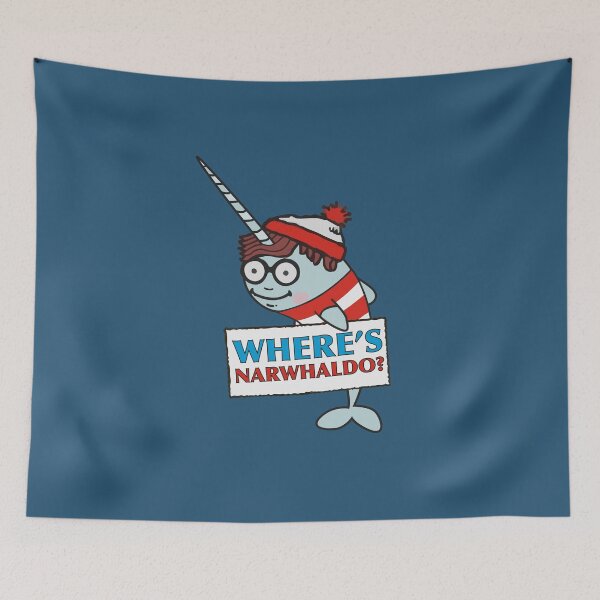 Item preview, Where's Narwhaldo Narwhal Not Dabbing Funny Parody (Unicorn of the Sea) designed and sold by TocaLuna.