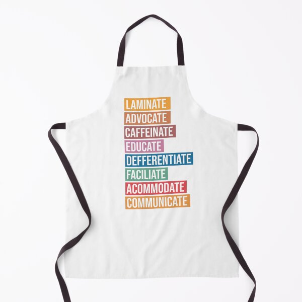 Item preview, laminate advocate caffeinate educate sped teachers awareness autism designed and sold by joy4shirt.