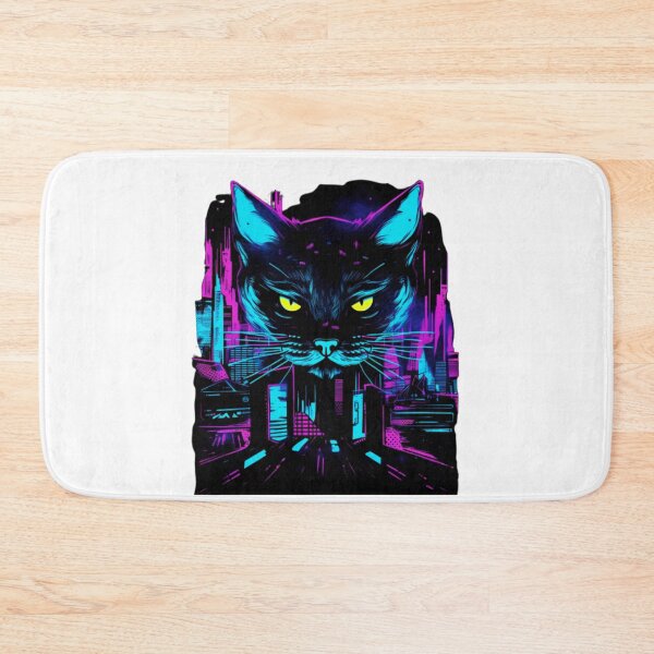Item preview, Cyberpunk Protector Kitty Cat designed and sold by Bad Kitties.