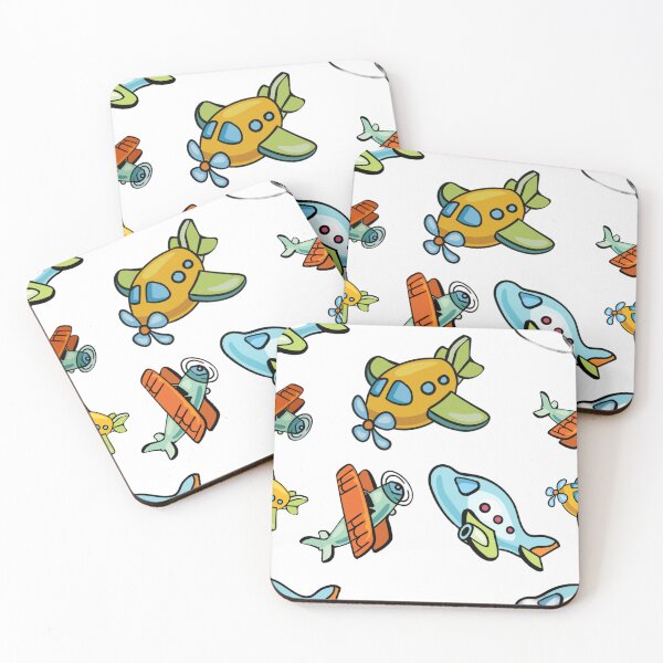 Item preview, coloridas ilustraciones de aviones para niños o niñas - patrón sin costuras designed and sold by AspectArtWorks.